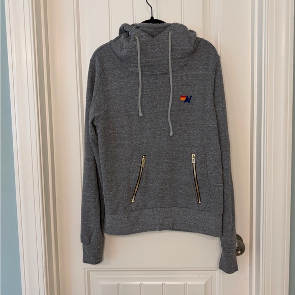 Aviator Nation Ninja Pullover Matching Set - Heather Gray Sz Small - Picture 8 of 12